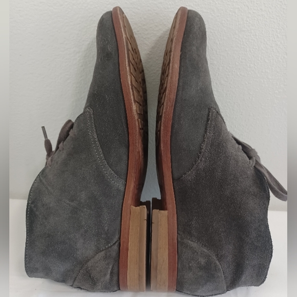 WOLVERINE 1883 men\'s chukka boots size 9 suede leather gray lace-up main image 5